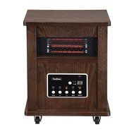 VonHaus Wood Electric 4 Element Infrared Fan Heater with Wheels N3