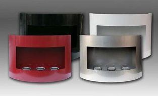 Riviera Basic Red - Bio-ethanol Fireplace Heater N4