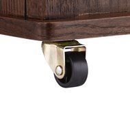VonHaus Wood Electric 4 Element Infrared Fan Heater with Wheels N4