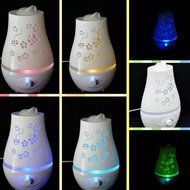 Eastlion 1-2.5L 7LED Color Changing Butterfly Dual air nozzle Aromatherapy Essential Oil Diffuser Ultrasonic Cool... N4