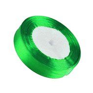 25 yards/roll 6mm Single Face Satin Ribbon Decor Gift Packing Christmas Ribbons-Dark Green N6