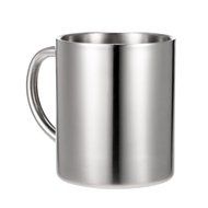 Backpacking mug Double-Wall Stainless Steel Drinking Coffee Tea Cup Tub-shaped Beer Mug V6R0 camping mug