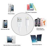 iPad Charger USB Charge [(1) 12 Watt Wall Charger - (2) 6 foot Cables] Cable &amp; Adapter