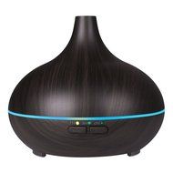 Victsing 150ml Mini Ultrasonic Aroma Essential Oil Diffuser, Wood Grain Cool Mist Humidifier for Office Home Study...
