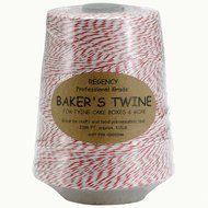 Regency Baker&#039;s Twine Cone red and white
