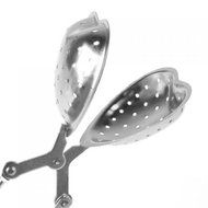 Sonline Heart-Shaped Spoon Tea Infuser Strainer with Squeeze Handle