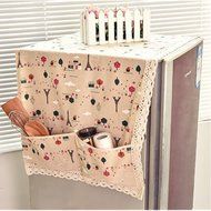 Spritech(TM) Diablement Fort Refrigerator Dust Proof Cover with Pouch Organize Storage Bag N4