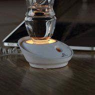 Cococart Fashion Lotus Mini Bottle Mist Humidifier USB Ultrasonic Humidifier Mist Maker LED Aroma Diffuser for... N7