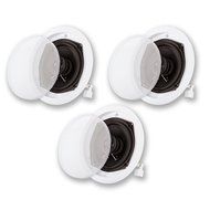 Acoustic Audio R191 In Ceiling / In Wall 3 Speaker Set 2 Way Home Theater 600 Watt R191-3S