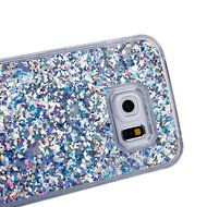 Galaxy S6 Edge Case,Galaxy S6 Edge Liquid Cover,PHEZEN Christmas Tree Santa Claus Design Cool Quicksand Moving... N17