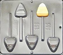 Candy Corn Lollipop Chocolate Candy Mold Halloween 948