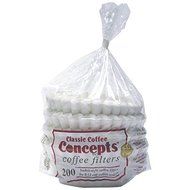 Classic Concepts MF200 8-12 Cup Coffee Filters, 200 ct.