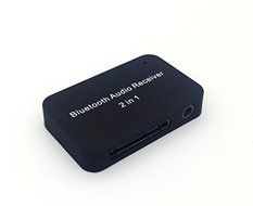 YUMQUA Portable Wireless 2 in 1 Audio Bluetooth Receiver Adapter with 30pin 3.5 mm Stereo Output A2DP for Home...