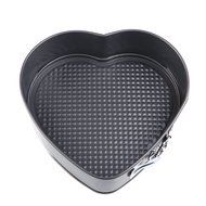 docooler Set of Three Springform Pans Cake Bake Mould Mold Bakeware with Removable Bottom Round Heart Square Shape...
