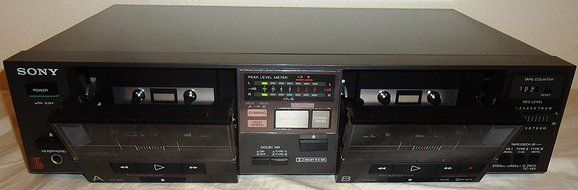 Vintage Sony TC-W5 Automatic Tape Selector Dual Stereo Cassette Tape Deck - Japan 1985