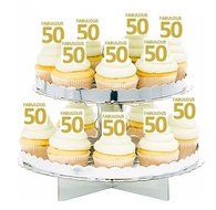 12pack Fabulous 50 (50th) Birthday Cupcake Decoration Picks N2