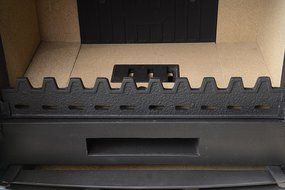 HorseFlame Cast Iron Wood Burning Fireplace Insert HF577IU7 Matt Black N5