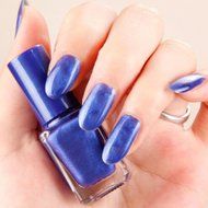 Spritech(TM) 2Pcs Water-based Nail Polish Lacquer Glitter Gradient Set Free Nail Art Decoration Deep Red N11
