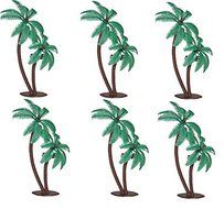 Palm Trees with Coconuts Cake/Cupcake Toppers - 12 pcs