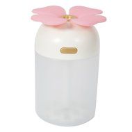 FCH 180mL 2W Dual-purpose Four-leaf Clover Shape Colorful Light Night Lamp Humidifier N3