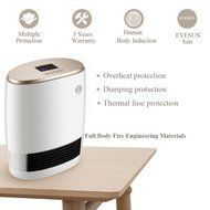 Evesun Fan Heater 1000W/1800W Human Body Induction Convection Heaters Smart Automatic Constant Temperature , 4... N8