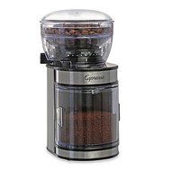 Capresso&reg; Ceramic Burr Grinder with Stainless Steel Housing Removable ground coffee container