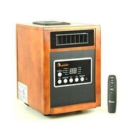 Modern Infrared Heater 1500W, Advanced Dual Heating System w/ Humidifier, Oscillation Fan &amp; Remote Control | Contemporary...