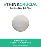 Crucial Coffee Filter Fits Aerobie AeroPress Washable and Reusable Disk Coffee Filter