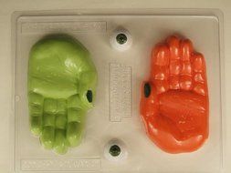 Hands and eyeballs H128 Halloween Chocolate Candy Mold