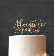 &quot;50 Fabulous&quot; Custom Wedding Anniversary, Birthday Cake Topper Personalized Rustic Woodn Cake Topper 7&quot;-8&quot; Inches... N4