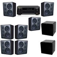 M&amp;K Sound MP300 Monitor Speaker 7.2 HRS12 Denon AVR-X5200W
