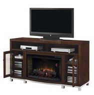 ClassicFlame 32MM6439M-C247 Wesleyan TV Stand for TVs up to 70", Meridian Cherry (Electric Fireplace Insert sold... N2