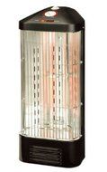HOMEBASIX LH890S Vertical Quartz Heater, 750/1500-watt