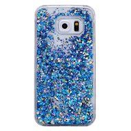Galaxy S6 Edge Case,Galaxy S6 Edge Liquid Cover,PHEZEN Christmas Tree Santa Claus Design Cool Quicksand Moving... N18