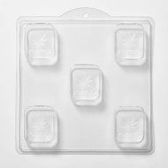World Of Moulds 5 Cavity Hemp Embossed Bar Soap/Bath Bomb Mold M138
