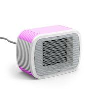 Rubility Multi-functional Warmer Mini Heater Household Office Desktop Electric Heater PTC Mini Fan Warmer (Pink) N10