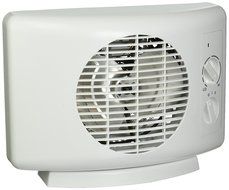 Seabreeze SF11T "Sleek" 1500-watt Heater Fan Equipped with "ThermaFlo Technology", White
