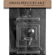 Dress My Cupcake DMCS060 Chocolate Candy Mold, Basketball