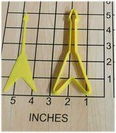 Gibson Flying V Guitar Shaped Fondant Cookie Cutter #1035