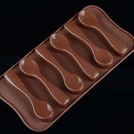 Y&amp;XL&amp;H DIY Silicone Spoon Cake Mold Chocolate Mold Random Color