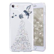 iPhone 7 Case, PHEZEN iPhone 7 Clear Soft TPU Protective Case Back Cover with Beautiful Cherry Blossom Flower... N14