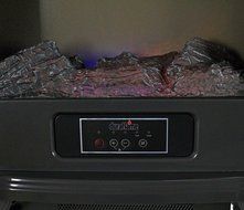 Duraflame 400 Sq Ft 1500W Electric Stove Fireplace Heater w/Flame Effect | Black N6
