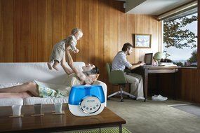 PureGuardian H1610 100-Hour Ultrasonic Warm and Cool Mist Humidifier, Digital, 1.5-Gallons N5