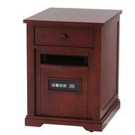 Duraflame 1500-Watt Electric Infrared Quartz Portable Heater with Drawer and Remote Control - Cherry N3