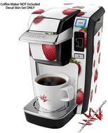 Strawberries on White - Decal Style Vinyl Skin fits Keurig K10 Mini Plus Coffee Makers (KEURIG NOT INCLUDED)