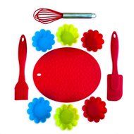 Bulk Buys Silicone Cupcake Baking Tool Set