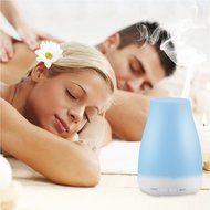 Humidifier 100ML Ultrasonic Cool Mist Aroma with changing Colored LED Lights, Waterless Auto Shut-off and Adjustable... N3