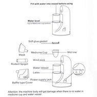 Cszlove Portable Ultrasonic Mesh Respirator Personal Handheld Professional Atomizer Vaporizer Drug Sprayer Inhaler... N2