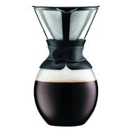 Bodum 11571-109 Pour Over 1 L Coffee Maker with Permanent Filter, 34 oz, Cork Band N4