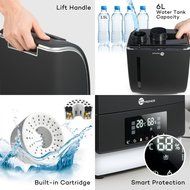 Warm &amp; Cool Mist Humidifier with LED Display, TaoTronics Ultrasonic Air Humidifers with 6L, Touch Sensitive LED... N5